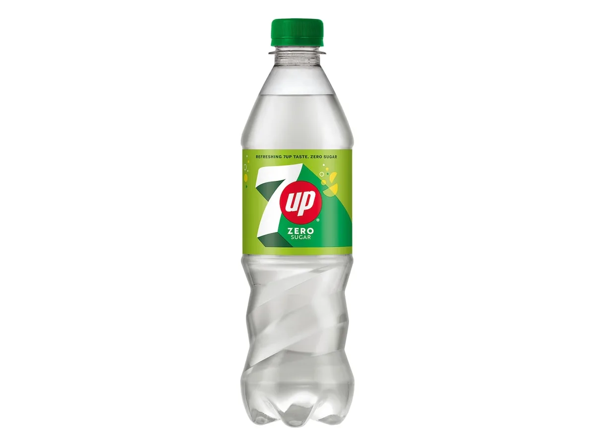 7UP Zero Sugar 0,5 literes műanyag palack – Rambo Burger & Bowl, Budapest